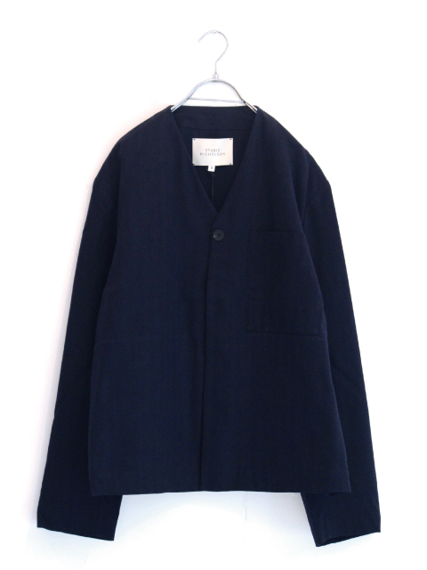 STUDIO NICHOLSON / HERRINGBONE MENS MODERN FIELD JACKET