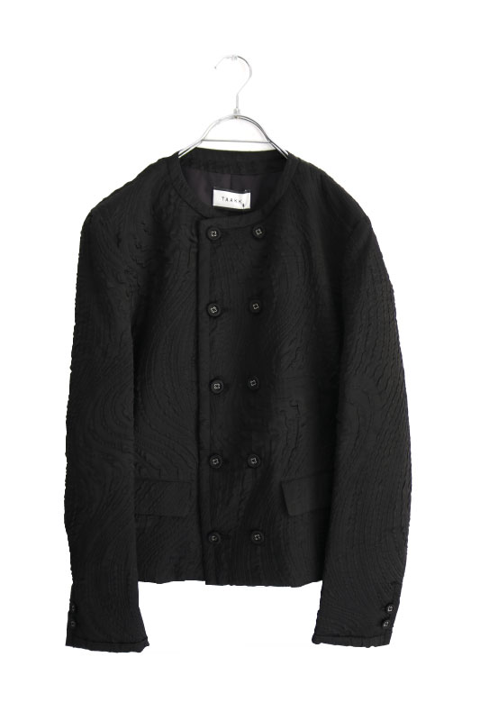 TAAKKターク / ノーカラージャケットCollarless Jacket [TAAW